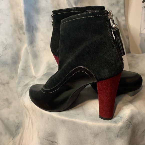 Leather/Suede Bootie - Picture 3 of 4